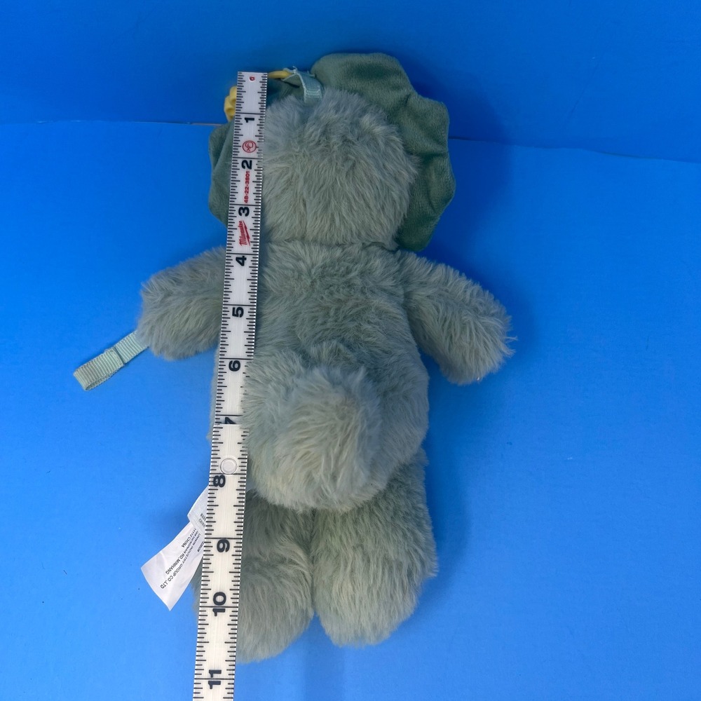 Cloud Island Triceratops Baby Rattle Plush Green Animal Nursery Sensory Toy - Picture 14 of 14